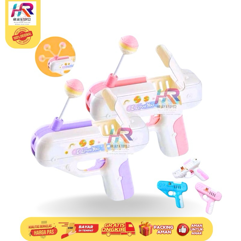 Mainan PERMEN PISTOL Mainan Baru Kotak Penyimpanan Permen Lollipop Gun