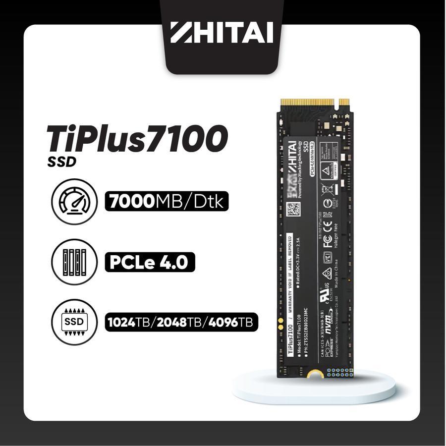 ZHITAI SSD TIPLUS 7100 M.2 NVME PCIE 4.0 - TI PLUS 7100 / TIPLUS7100 SSD