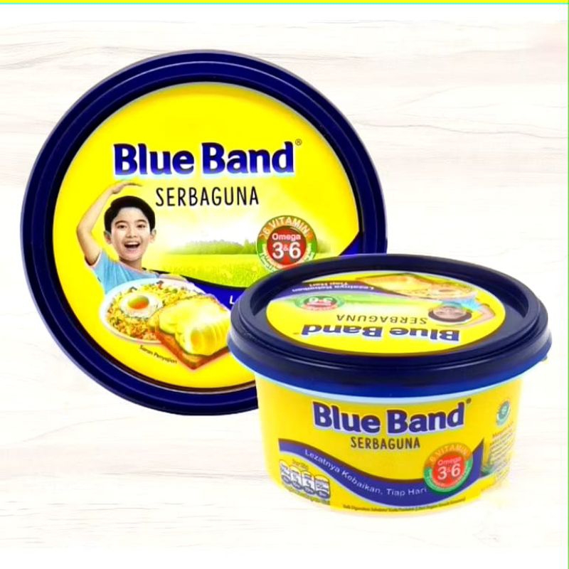 

BLUE BAND CUP 250 GR/BLUE BAND MARGARIN SERBAGUNA TUBE 250 GR