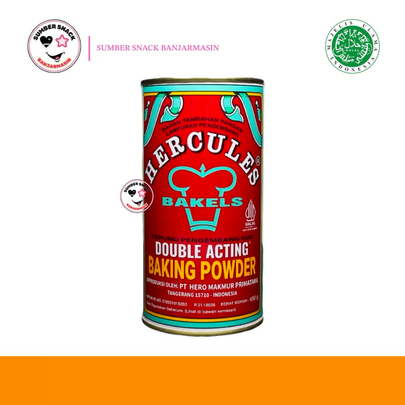 

Hercules Bakels Baking Powder Tepung Pengembang Kue (450g)