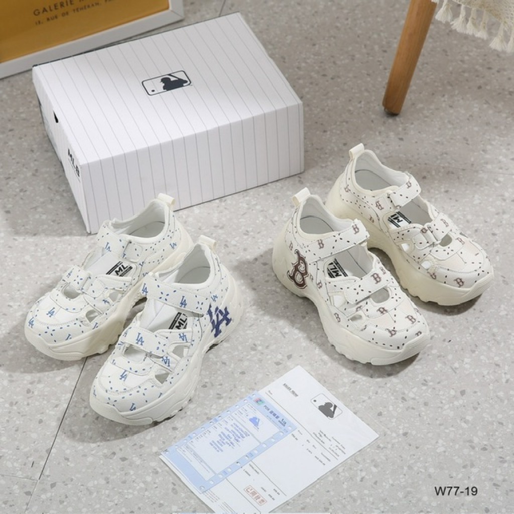 SHOES MLB CHUNKY BASEBALL SHOES SEMI ORI GRADE AAA Monogram Boston & Los Angeles W77-19