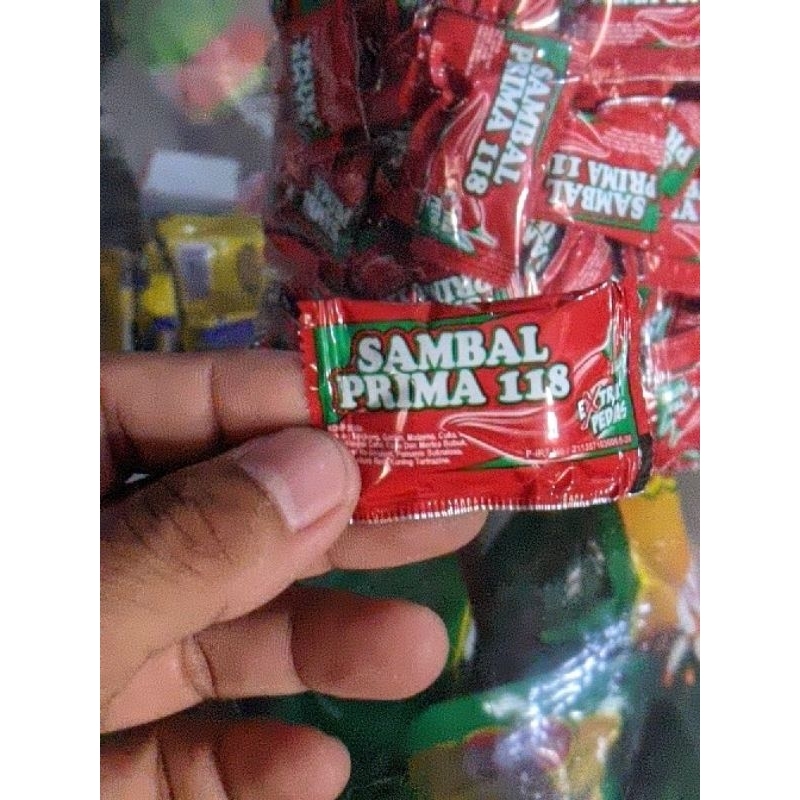 

sambel sachet prima isi 200biji