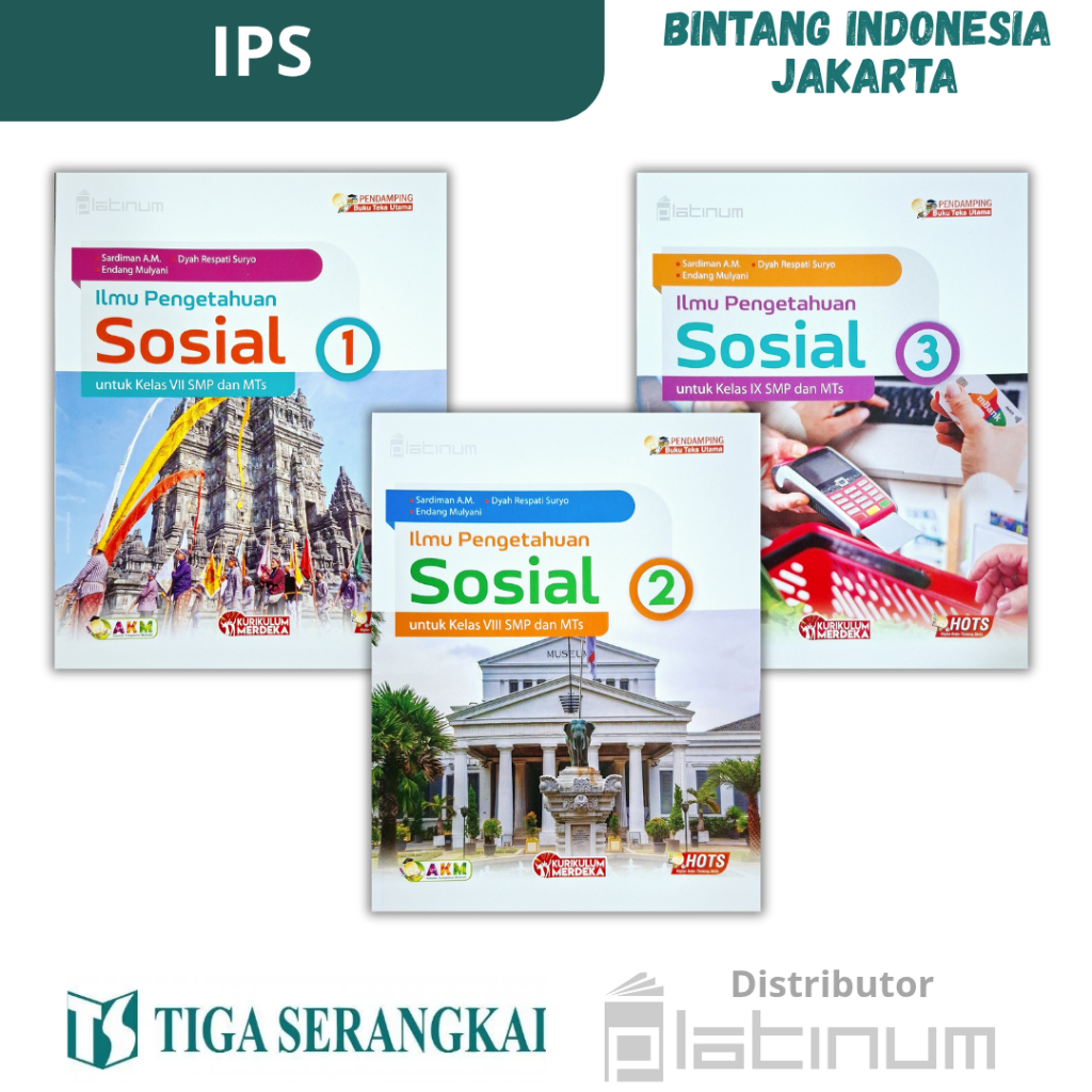 Platinum - IPS Kelas 1/VII, 2/VIII, 3/IX SMP/MTs Kurikulum Merdeka ( Revisi 2025 )
