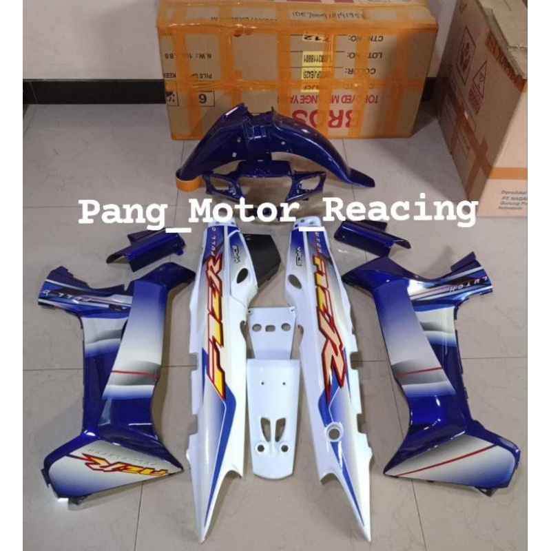 Body set fiz r Biru putih 2003 Bodi fulset Fizr Biru putih