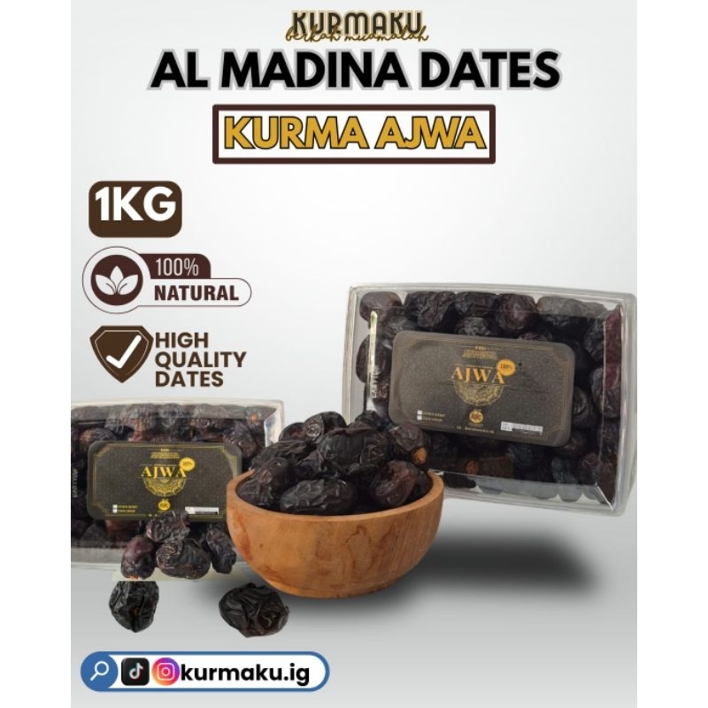 

Kurma ajwa madinah premium 1kg |kurma azwa |kurma nabi |oleh oleh umroh