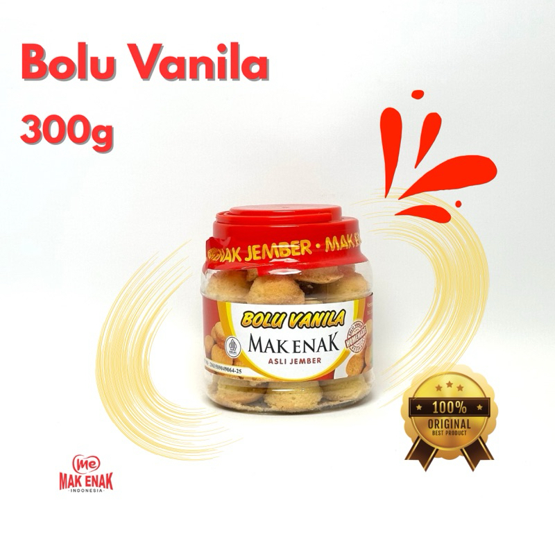

BOLU VANILLA 300 GRAM - MAK ENAK ASLI JEMBER OFFICIAL STORE