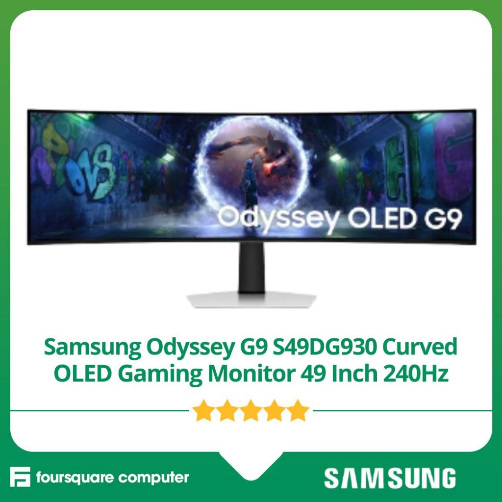 Samsung Odyssey G9 S49DG930 Curved OLED Gaming Monitor 49 Inch 240Hz