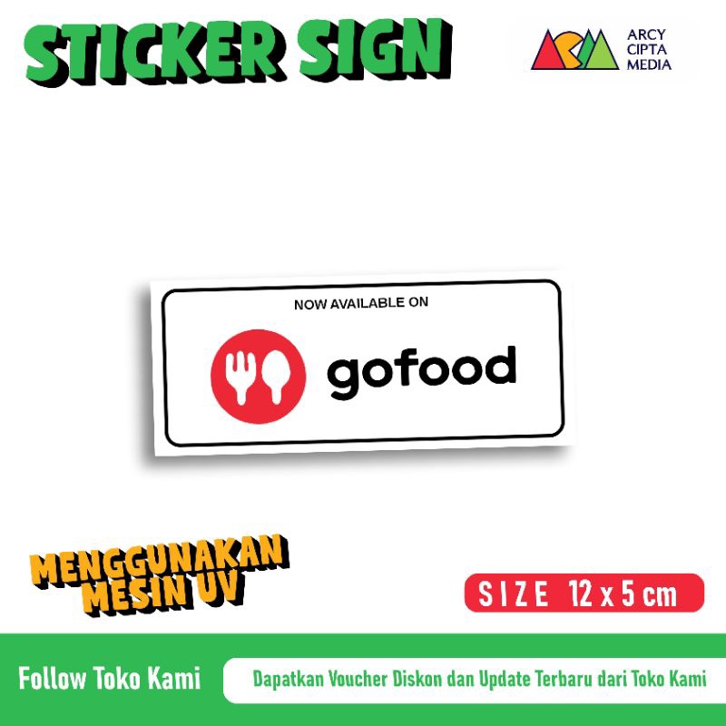 

Stiker Ojol g*food stiker anti air