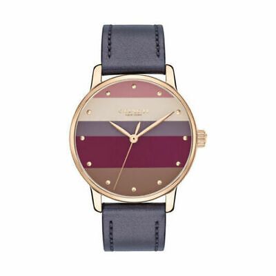 COACH WATCHES 14503581 WOMEN'S LEATHER BAND WATCH