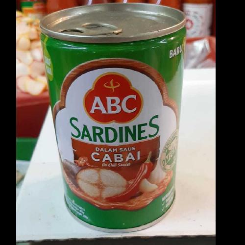 

Sarden ABC Cabai / Tomat Kaleng Besar 425gr