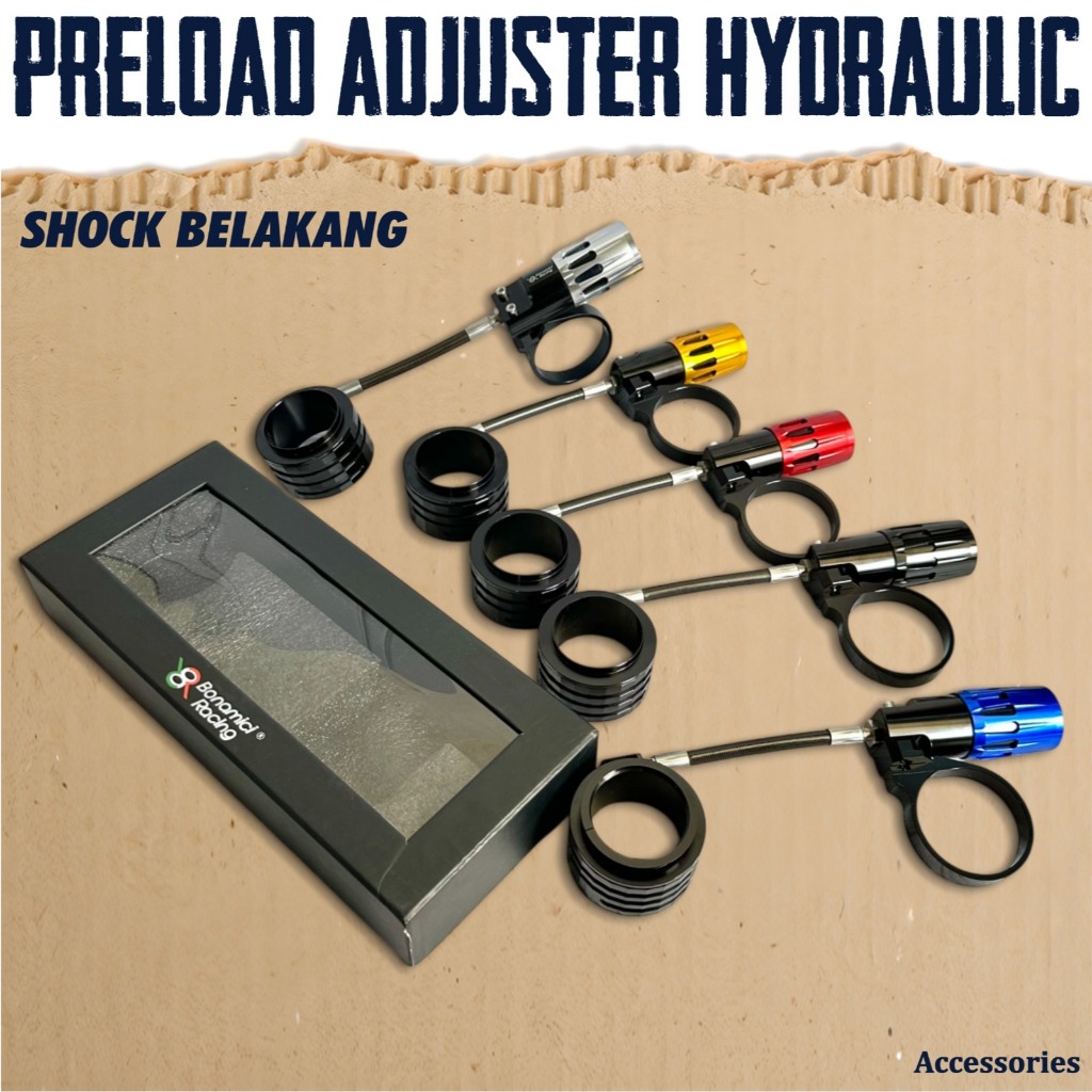 HYDRAULIC SHOCK BELAKANG SHOCK HIDROLIK BONAMICI ADJUSTER SHOCK KIRI TABUNG ATAS ORIGINAL VIETNAM UN