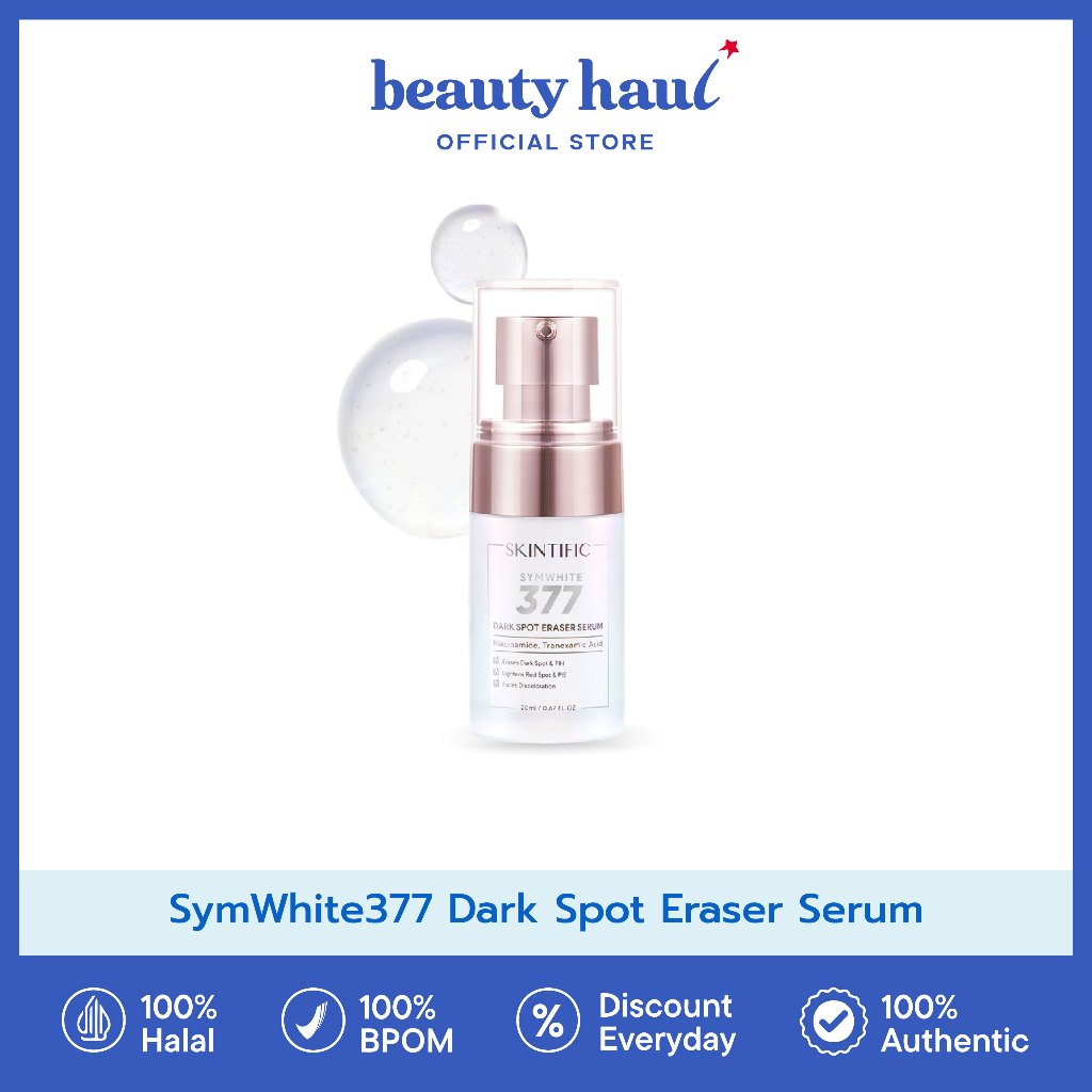 SKINTIFIC SymWhite377 Dark Spot Eraser Serum - Skintific Serum Pencerah Wajah dan Penghilang Flek Hi