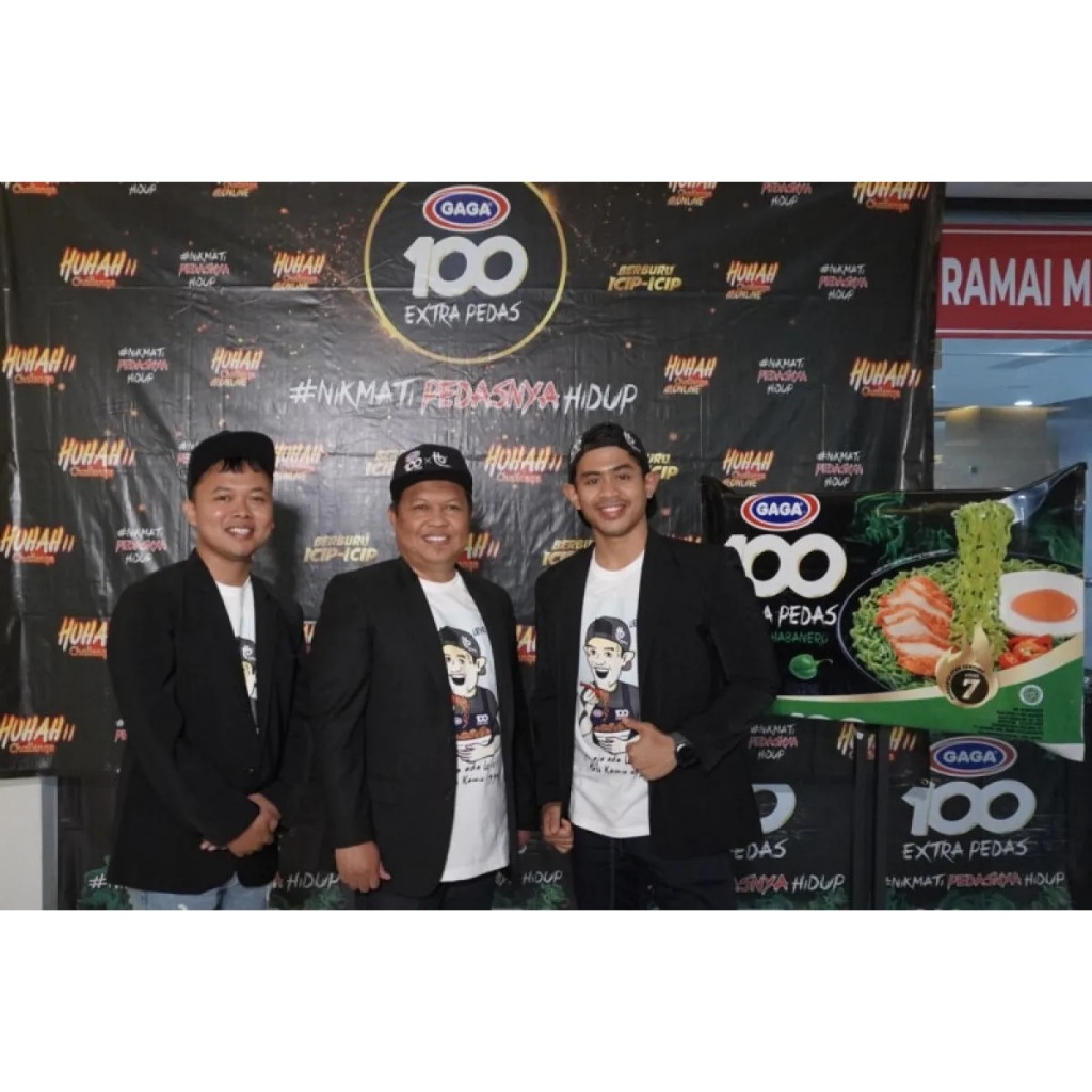 

Mie Instant Noodle Gaga 100 Gepeng Goreng Original, Fried Chicken, Black Pepper, Soup Black Pepper, Roasted Chicken, Xtra Pedas Goreng Lada Hitam, Jalapeno, Chipotle, Habanero, Kuah Habanero, Soto, Jalapeno
