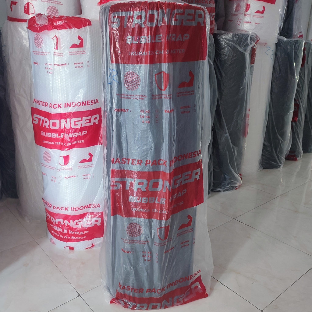 

PLASTIK BUBBLE WRAP PACKING MPI BERAT 2,2KG TERMURAH WARNA HITAM