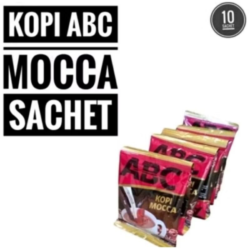 

KOPI ABC SUSU & ABC MOCCA SERENCENG ISI 10 SASET