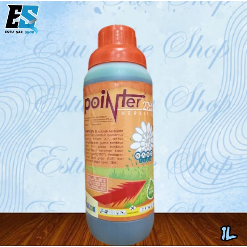 Herbisida Kontak Purna tumbuh Pointer 276 SL, 1 Liter. Bahan Aktif: Parakuat diklorida 276 SL