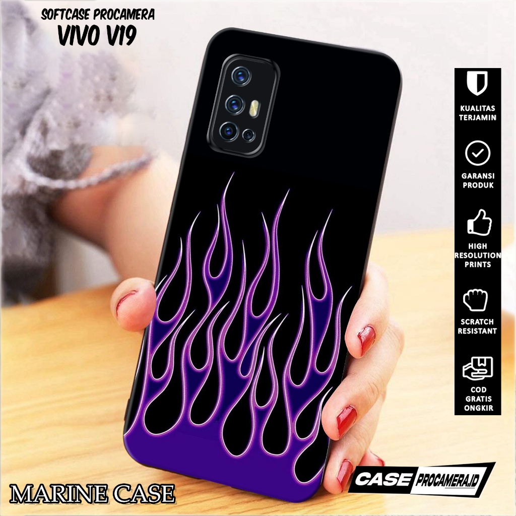 Case VIVO V19 Flame VIVO V19 Hp - Casing Hp  - Case Hp - Case Terbaru - Case Terlaris - Softcase - S