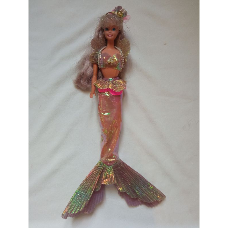 barbie vintage magical hair mermaid 1993 & sea holiday 1992