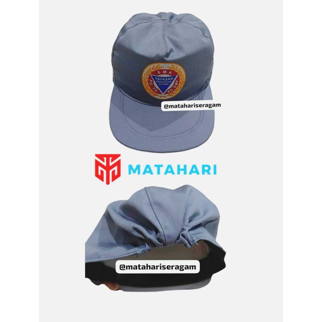 Matahari Seragam / Topi SD Sutomo Medan / Topi SMP Sutomo Medan / Topi SMA Sutomo Medan