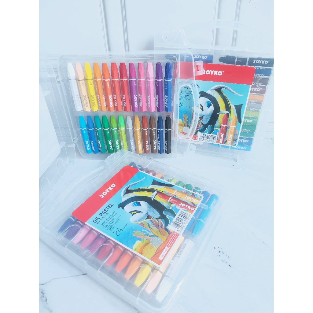 

Joyko Crayon Joyko Isi 24 pcs - Oil Pastel - Warna Cerah untuk Kreativitas Anak