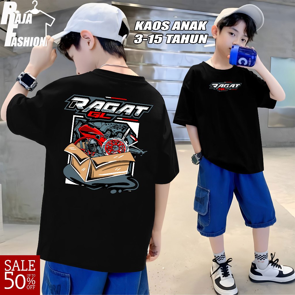 Baju Kaos Atasan Anak Ragat Honda Gank Herex Gl 100 Gl100 Max Pro Distro Original Murah Keren Bahan 
