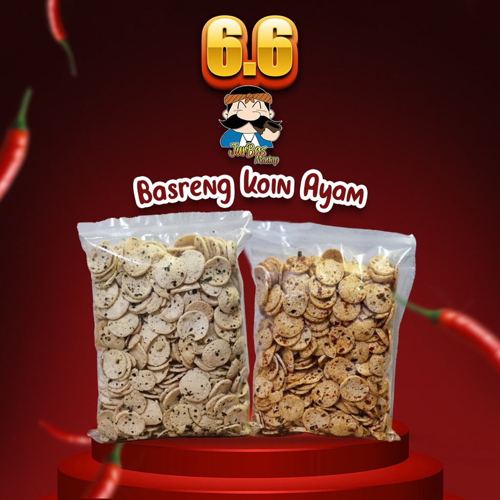 

Basreng Koin (Ayam & Ikan) 250 gr by Juragan Basreng