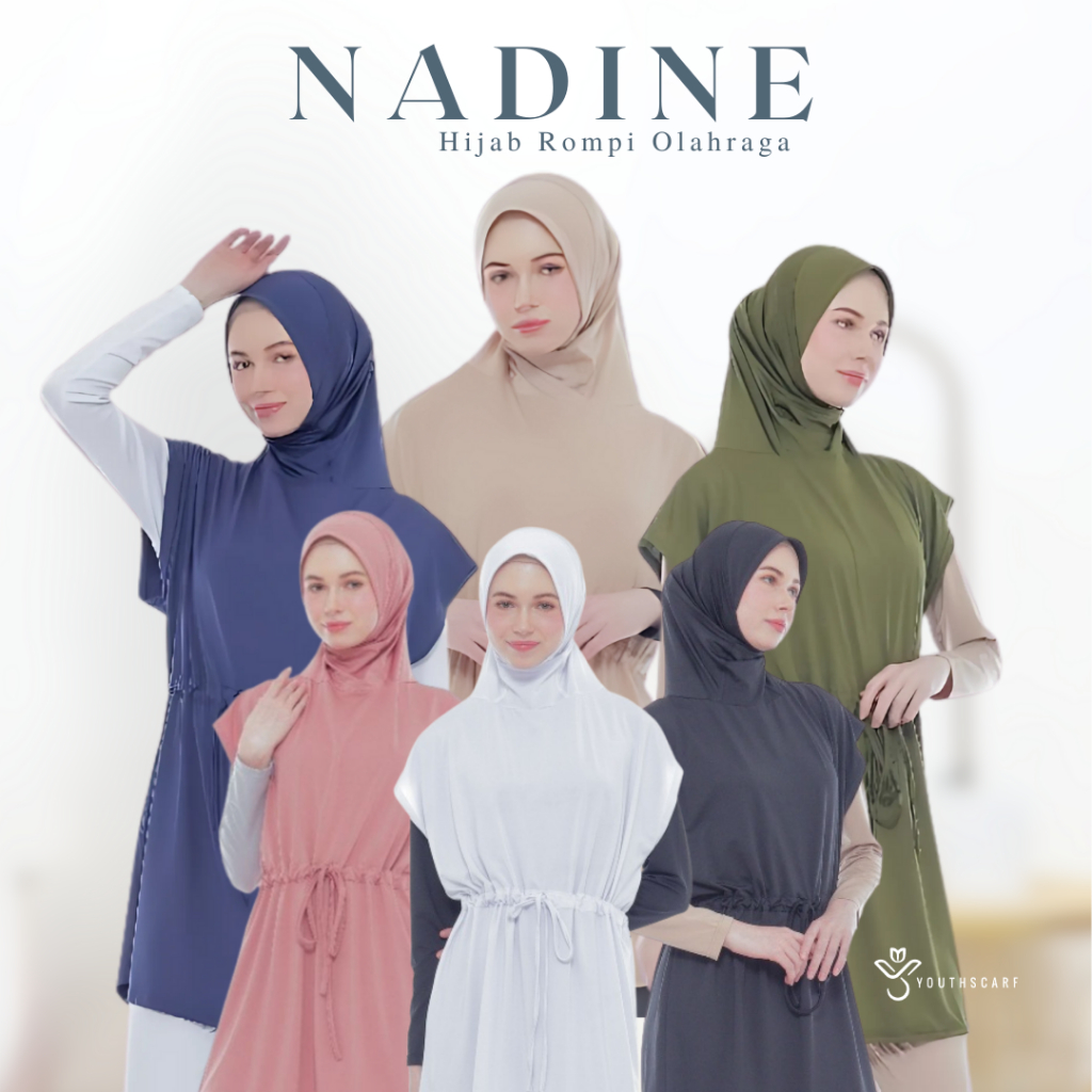 Youthfit - Hijab Rompi Instant Muslim- Tunik Vest Olahraga Wanita -Hijab Sport -Baju Olahraga Muslim
