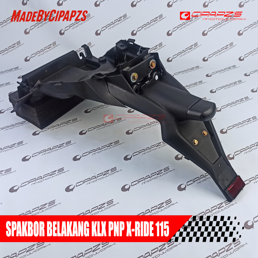 Spakbor Belakang Slebor Custom KLX Original PNP Spakbor Belakang X Ride 115 X RIde 125 Cipapz Motowo