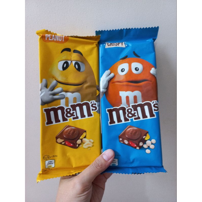

m&m's chocolate bar peanut / crispy (READY,IMPORT)