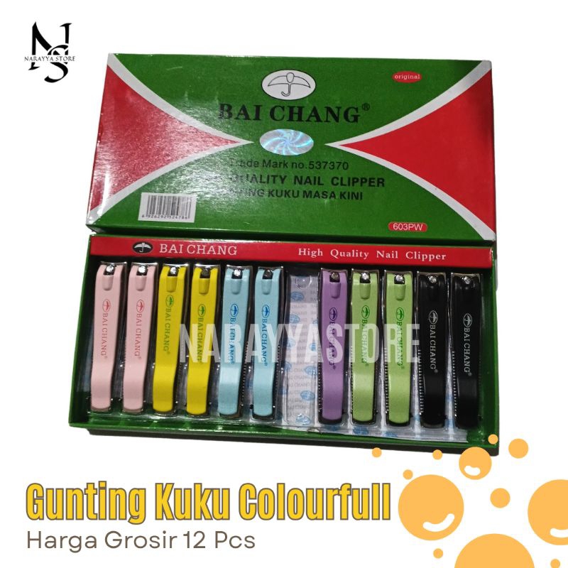 [Narayya] /Grosir/ Gunting Kuku Bai Chang | Gunting Kuku Besar | Gunting Kuku Colourfull | Gunting K
