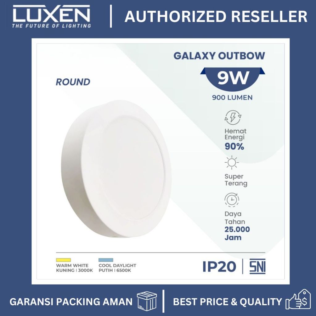 [HARGA TERBAIK] DOWNLIGHT OUTBOW / DOWNLIGHT TIMBUL / LAMPU DOWNLIGHT TEMPEL / LAMPU PLAFON TEMPEL /