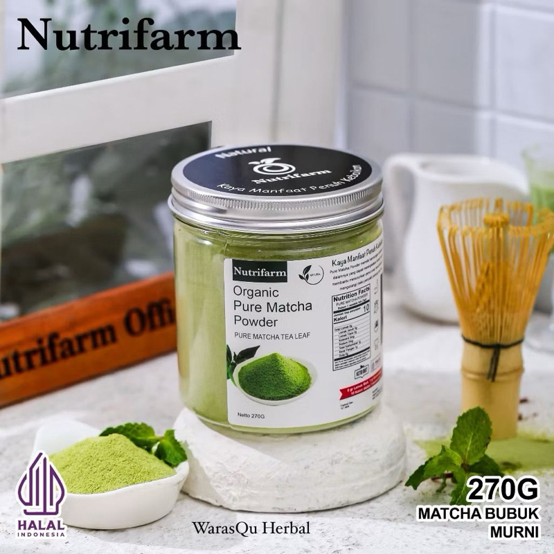 

Bubuk Matcha - Pure Matcha Original 270gr Nutrifarm