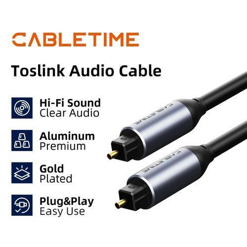 CABLETIME Kabel Audio Optik Optical Toslink Digital Audio / Digital Audio