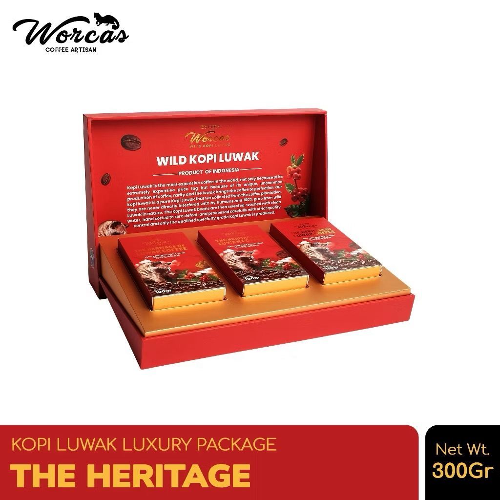 

WORCAS Kopi Luwak The Heritage Luxury Package 300gr