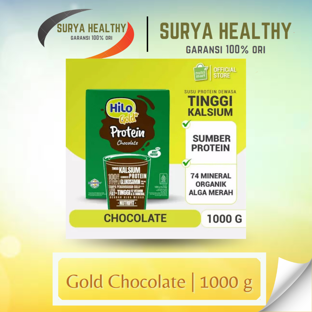 

HILO GOLD CHOCOLATE 1000 GRAM - SUSU TINGGI KALSIUM LEBIH RENDAH LEMAK