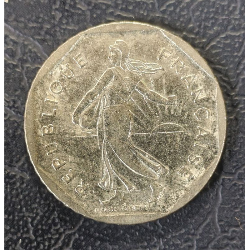 Koin Asing Francis 2 Francs