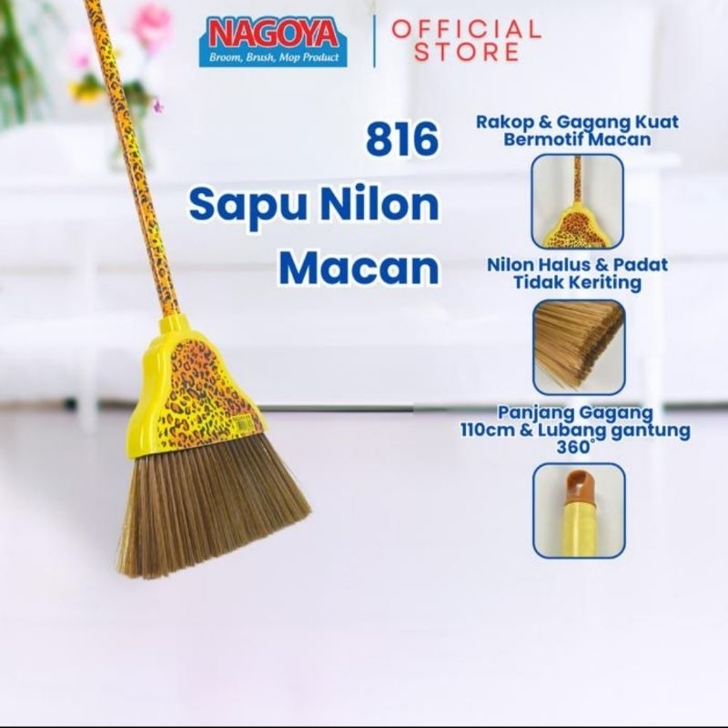 Sapu lantai nilon Nagoya macan/sapu macan nagoya