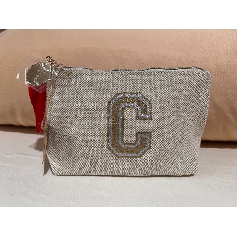 authentic Clarins cosmetic pouch