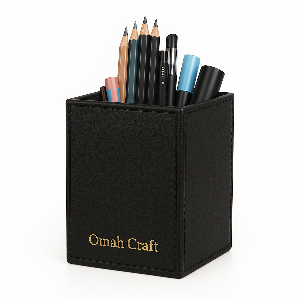 

Tempat Pensil dan Alat Tulis Kantor / Pen Holder Office and Stationery Leather DIY
