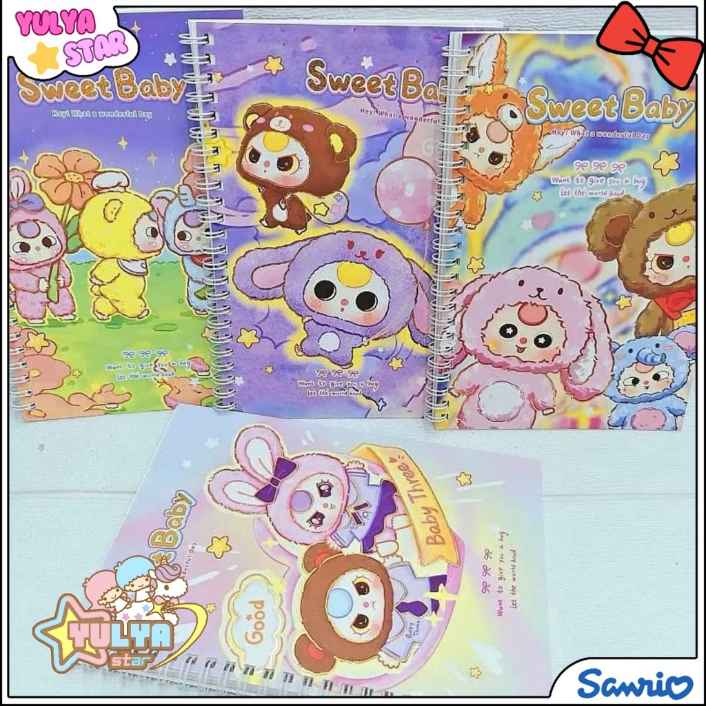 

Notebook Sweet Baby Lucu – Buku Catatan Spiral Kawaii Karakter Imut | Alat Tulis Anak & Koleksi