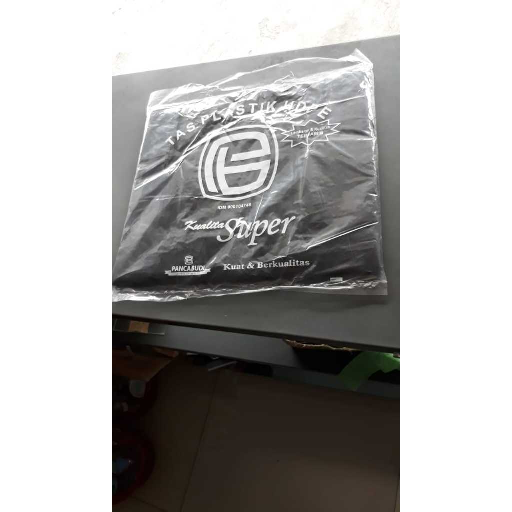 Plastik kresek HDPE kuat tebal merk PB hitam ukuran (40) jumbo