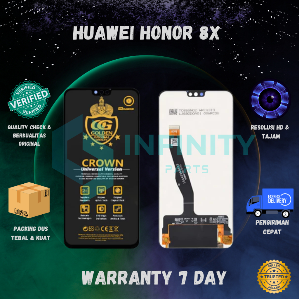 LCD HUAWEI HONOR 8X FULLSET COMPLETE