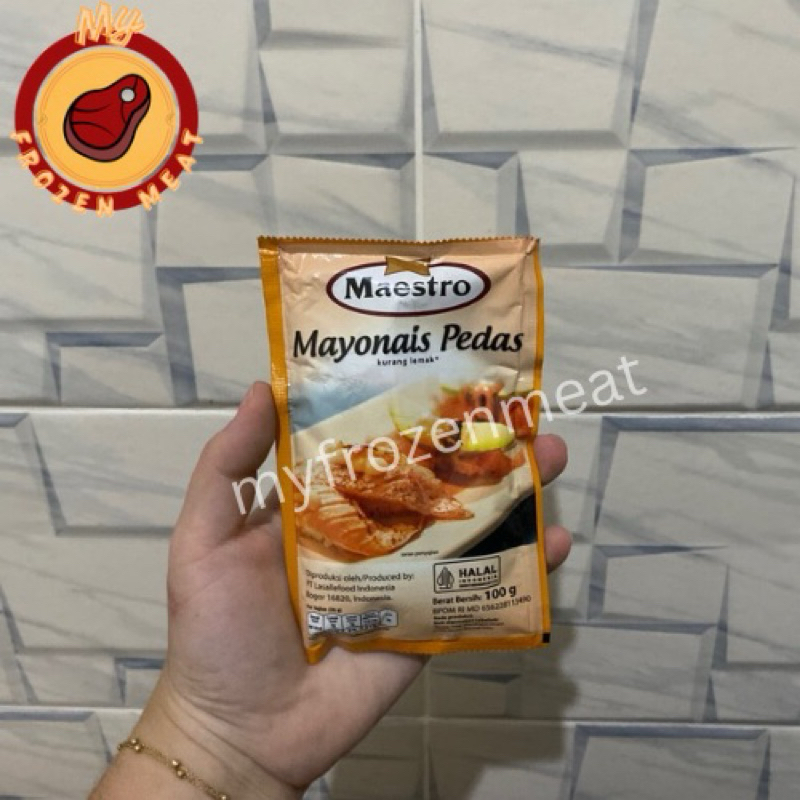 

Panjang: Maestro Mayonnaise Pedas 100gr – Saus Mayo Spicy Praktis Untuk Burger & Salad