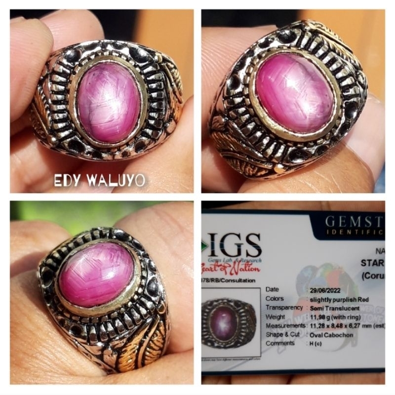 Natural  Star Ruby