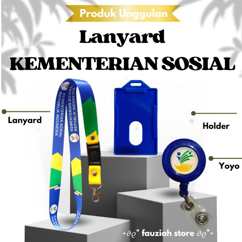 

READY! TALI ID CARD KEMENTERIAN SOSIAL RI / LANYARD KEMENTERIAN SOSIAL RI TERMURAH!!!