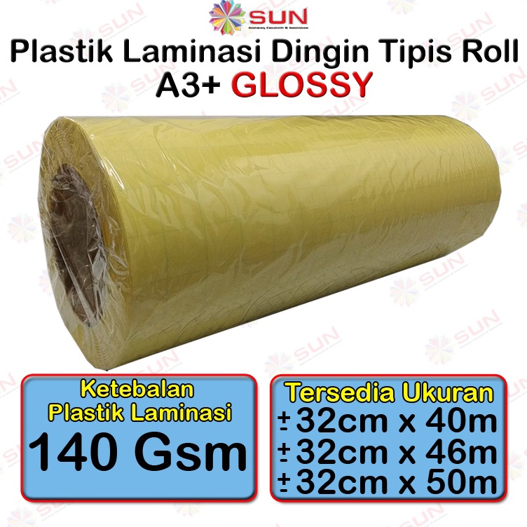 

KODE F95A Plastik Laminasi Dingin Tipis Roll A3 A4 14 Micron Motif Glossy Doff Matte Sticker Bening Transparant Pelapis Kertas Foto Glossy Photo Paper