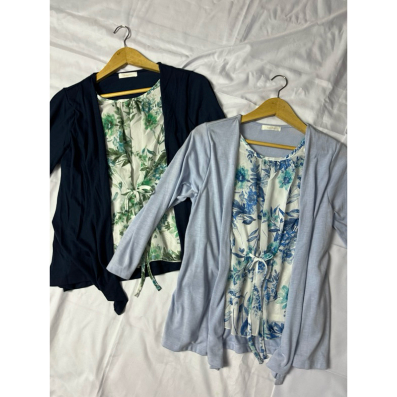 Blouse Wanita Rosa Cheri Motif Bunga– Motif Bunga Cantik & Cardigan – Atasan Wanita Sisa Ekspor