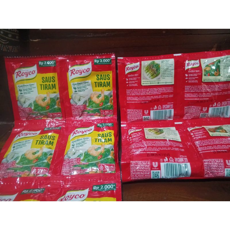 

Royco Saos Tiram Sachet - Kemasan Saset Renceng 25 g x 10 pcs