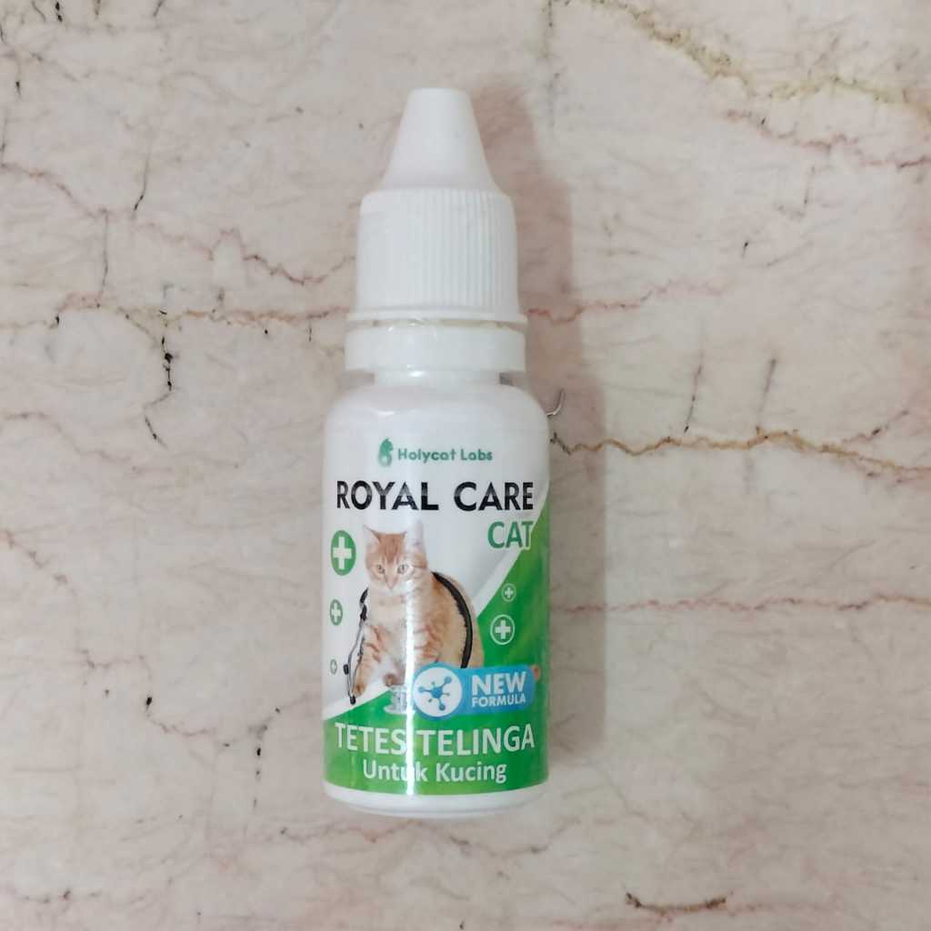 ROYAL CARE OBAT TETES TELINGA KUCING 10 ML ORIGINAL MENGOBATI KUTU, TUNGAU, DAN INFEKSI TELINGA