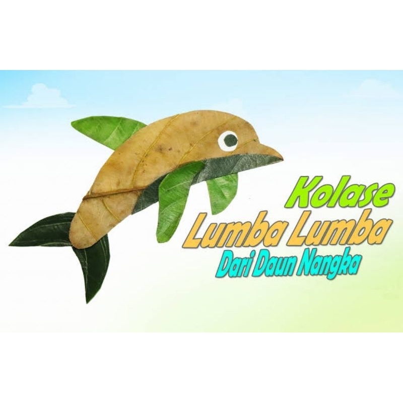 

kolase ikan dari daun kering